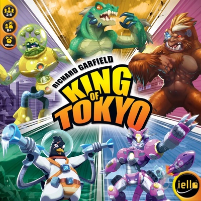 IELLO Настолна игра King of Tokyo (2016 Edition) - Семейна (51314)