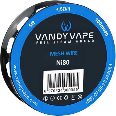 VandyVape Mesh Wire NI80 100 Mesh 1,5m