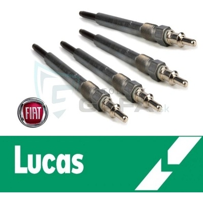 LUCAS DIESEL Sada žhaviacich sviečok (žhavičov) (fiat) sada131