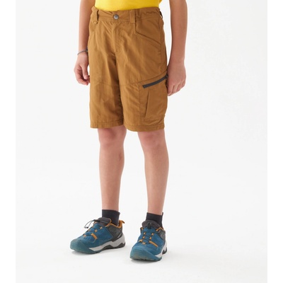 Quechua chlapecké turistické kraťasy MH 500 kaštanová