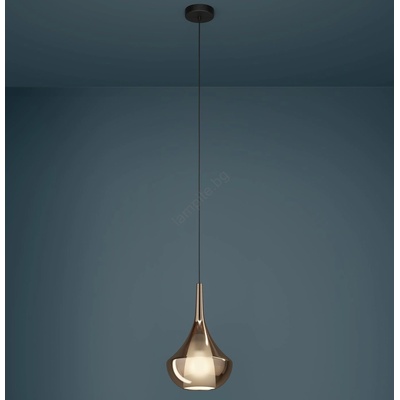 EGLO 390438 - Пендел на кабел ALMOSTER 1xE27/28W/230V меден (EG390438)