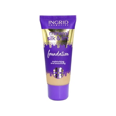 Ingrid, Mineral Silk & Lift Make Up Foundation hydratačný a vyhladzujúci podkladový krém 032 Warm Sand 30 ml