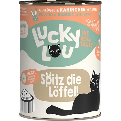 Lucky Lou Adult drůbeží a králičí 6 x 400 g