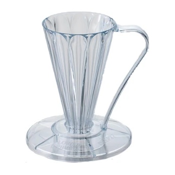 Cafec Flower Dripper Deep 45 - Прозрачен (FDD-45)