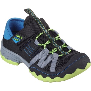 Skechers Сандали Skechers Kids' Flat Sandals - Black/Blue/Lime