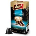 Café René | Espresso Без кофеин - 10 капсули за Nespresso®