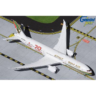 Gemini B787-9 Gulf Air 1976 retro Colors 1:400
