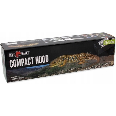 REPTI PLANET Osvětlení REPTI PLANET Compact Hood 46 cm – Zboží Dáma