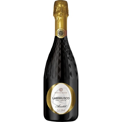 Chiarli Lambrusco Rose di Bacco Amabile Rosso 7,5 % 0,75 l (čistá fľaša)