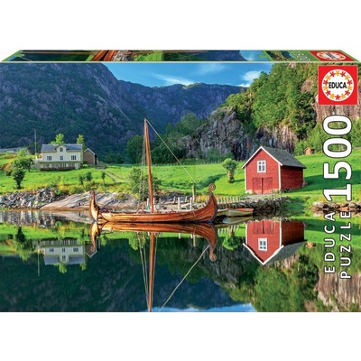 Educa Viking ship 1500 dielov + fix lepidlo 18006