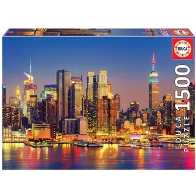 Educa Пъзел educa 18466 - 1500 части - Манхатън през нощта (edu18466)