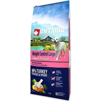 Ontario Large Weight Control Turkey & Potatoes & Herbs 12 kg