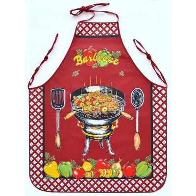 Dekortextil Zástěra na grilování Barbecue bordó