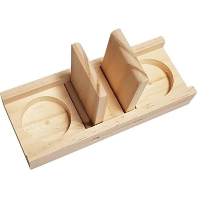 Duvo+ Drevené puzzle na pochúťky Edd 18 x 7 x 2,5 cm