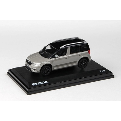 Abrex škoda Yeti FL 2013 Šedá Steel Uni 1:43 – Zboží Dáma