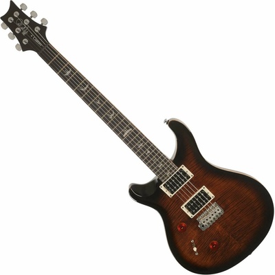 PRS Guitars SE Lefty Custom 24 Violin Top Carve Black Gold Sunburst