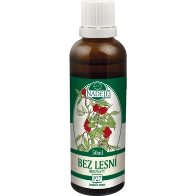 Naděje Lesní bez hroznatý tinktura z pupenů P27 50 ml