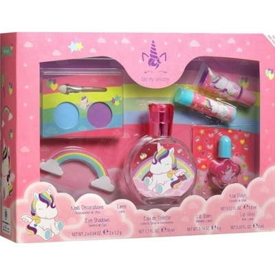 Dětské parfémy Eau My Unicorn Dárková sada unisex EDT 50 ml a set na manikúru a make-up