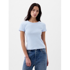 GAP Ребрести тениска с лого GAP GAP | Sin | ЖЕНИ | XXS - zoot - 47,70 лв