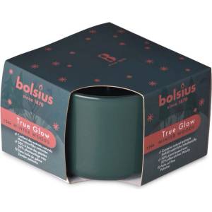 Bolsius Bolsius Polska Sprzedaż sp. z o. o. Ароматна свещ Bolsius True Glow в стъкло, 90x63 мм, Winterwoods
