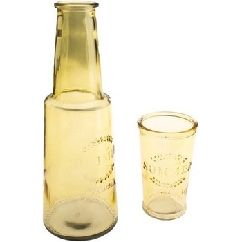 Dakls Karafa se skleničkou žlutá 800 ml + 280 ml