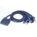 ATEN KVM суич ATEN CS64US, от 2x USB A, 1x VGA, 1x 3.5mm jack към 4x USB A, 4x VGA), 4x 3.5mm jack (CS64USB) - tehnik