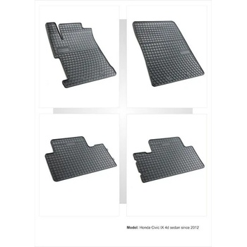 Image 1 of FroGum Гумени стелки за HONDA Civic IX (2011-2016) - седан 4 врати, марка Frogum (0834)