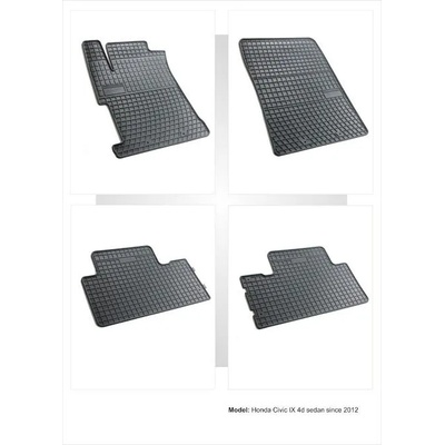 FroGum Гумени стелки за HONDA Civic IX (2011-2016) - седан 4 врати, марка Frogum (0834)