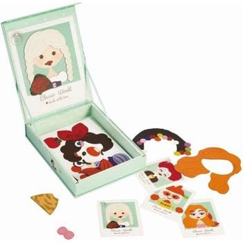 Classic World Детска магнитна игра с момиче - различни професии