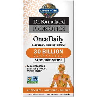 Garden of Life Dr. Formulated Probiotics Once Daily, 30 Veg Capsules