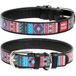 COLLAR Кожен нашийник WAUDOG Ethno - черен 2 см x 30 - 39 см