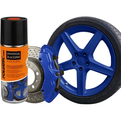 Lak na brzdové strmene FOLIATEC 400 ml modrý
