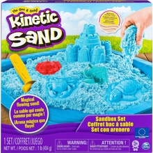 Spin Master Kinetic Sand kinetický piesek modrá s 3 formičkami 454 g