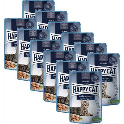 Happy Cat Meat In Sauce Culinary Quellwasser-Forelle 12 x 85 g