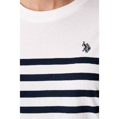 U. S. Polo Assn U. S. Polo Assn. блуза с дълги ръкави дамска от памук Stripe LS (WUP1067)