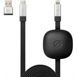 Atom Studios Бързо зареждащ кабел USB - C Autom Studios - 1.8м - Черен KP26294