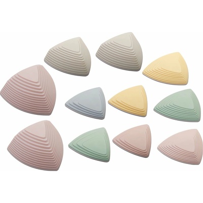 KIK KX3170 Riečne kamene - bežecký pás 11 ks pastelové