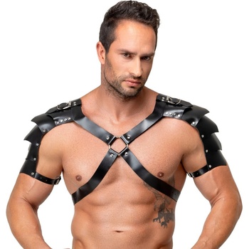 Zado Leather Chest & Shoulders Harness 2010283 Black S/M/L