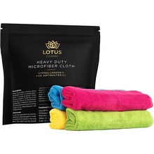 Lotus Cleaning Heavy Duty Microfiber Cloths 4color/pack 370gsm