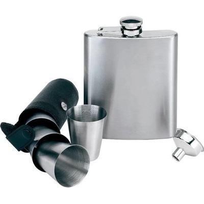 APRICOT nerezová ploskačka 0,18 l ,4 poháriky