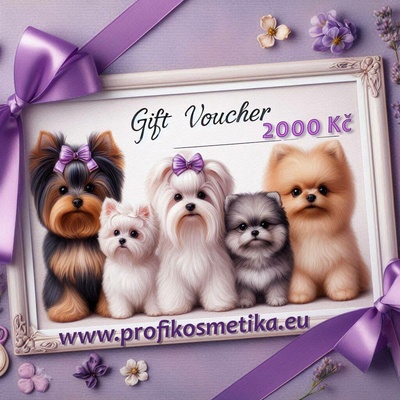 Dárkový poukaz 2000 Kč – Zboží Dáma