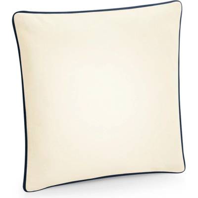 WESTFORD MILL W 355 / Fairtrade povlak na polštář s lemováním - natural/light grey