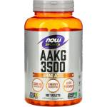 NOW NOW AAKG 3500mg, 180 Tablets