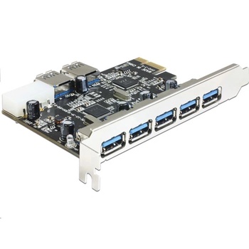 Delock 5+2x USB 3.0 bővítő kártya PCI-E (89355) (89355) (89355)