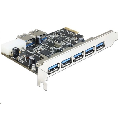 Delock 5+2x USB 3.0 bővítő kártya PCI-E (89355) (89355) (89355)