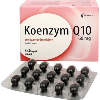 Noventis Koenzým Q10 60 mg 60 kapsúl