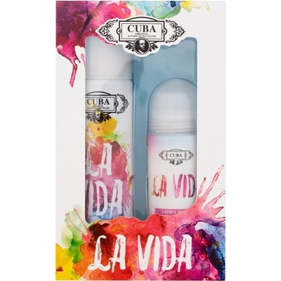 Cuba La Vida EDP 100 ml + antiperspirant roll-on 50 ml dárková sada