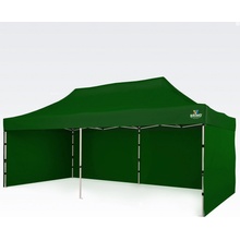 BRIMO Párty stan 3x6m 330g/m² s 3 stenami Zelená