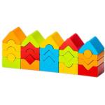 Cubika КОМПЛЕКТ ДЪРВЕНИ БЛОКЧЕТА, cubika - ЦВЕТНИ КУЛИ