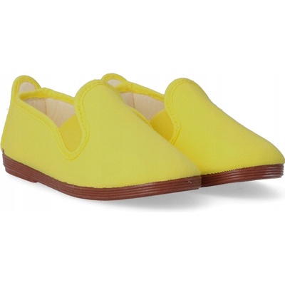 Detské papuče elastické topánky flossy žlté